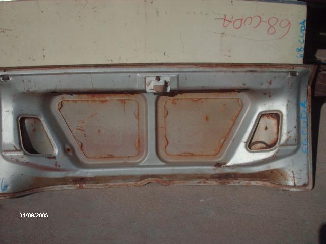 1966 Plymouth Barracuda Trunk Lid (#904)