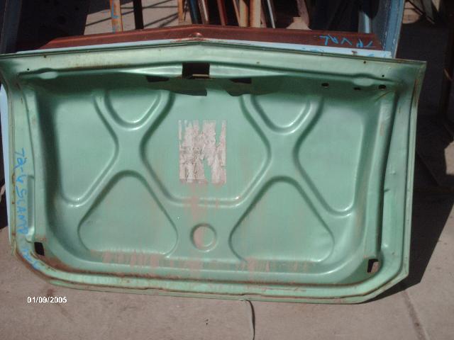 1972 Plymouth Valiant Trunk Lid (#911)