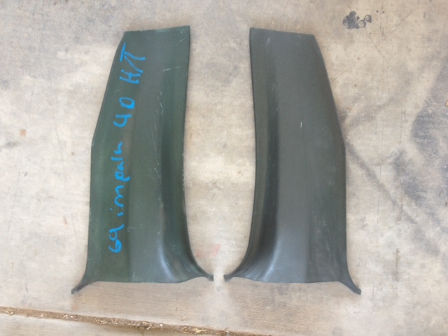 1969 Chevrolet Impala Hing Pillar Covers, Interior (#69CHHP1)