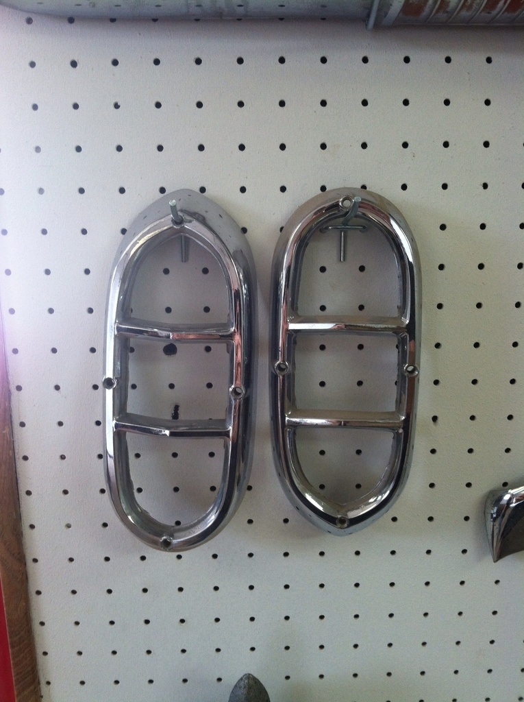 1951 Desoto Tail Light bezels