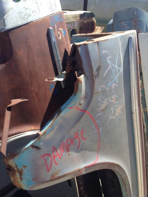 1964 Mercury Comet Driver's Fender (#64mecld) $200