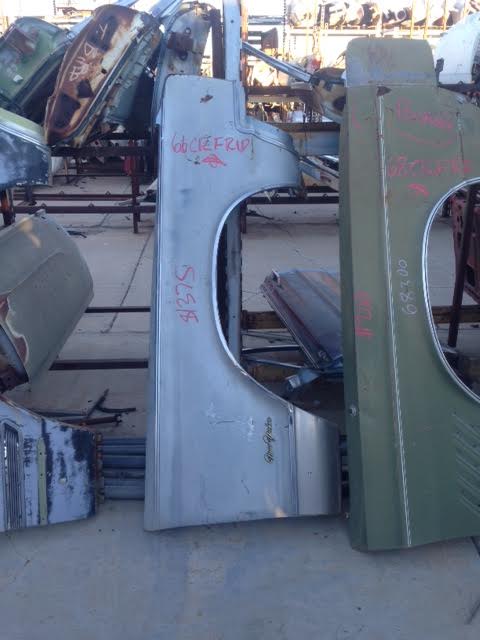 1966 Chrysler New Yorker Passenger Fender (#66crrr1B) $375