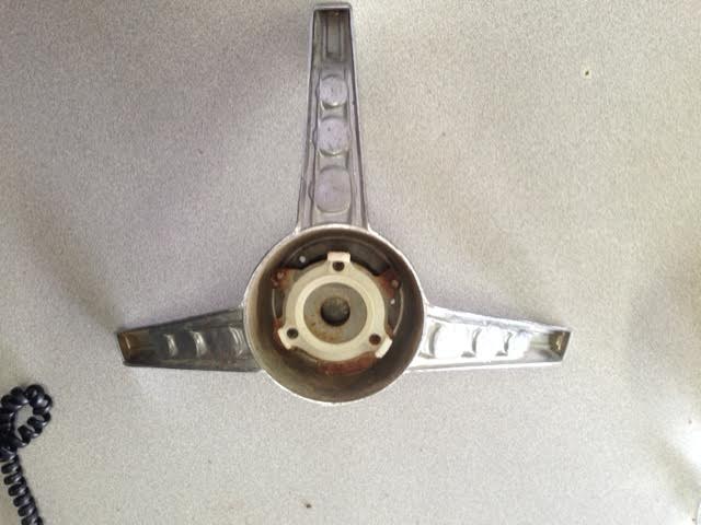 1965 Ford Falcon Sprint Steering Wheel Center Horn Ring (#6FOFD) $45