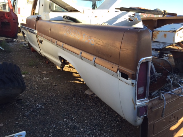 1972 Ford F1 50 Long Bed Fleetside Bed (#72FOLB2d) $350