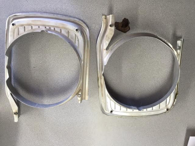 1973 Dodge Dart Headlight Bezels (#66DGDH1D) $125