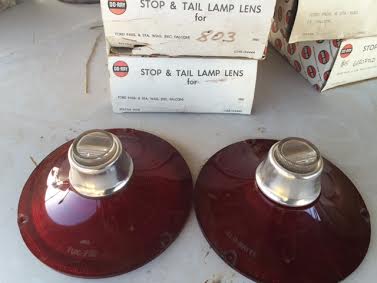 1961 Ford Galaxie Brake Light Lens w/Backup (#61FOFT1D) $20