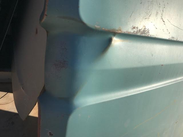 1967 Plymouth Valiant Hood (#67PLVHB) $200