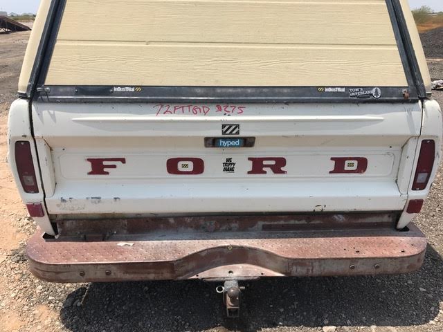 1972 Ford Truck Fleetside Tailgate Shell (#72FTTGD)