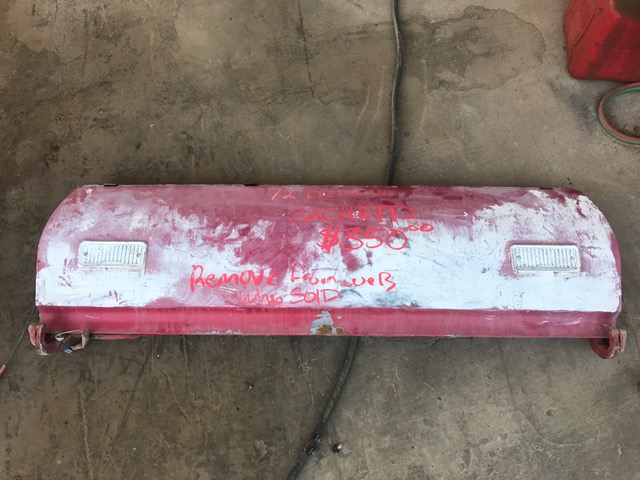 1972 Chevrolet El Camino tailgate SHELL (#72chetd)