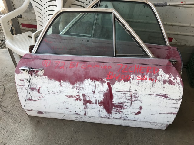 1972 El Camino passenger door shell(#72CHERD)