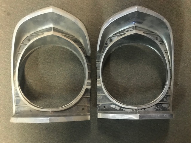 1967 Chevrolet nova headlight bezels 67CHNHD $150