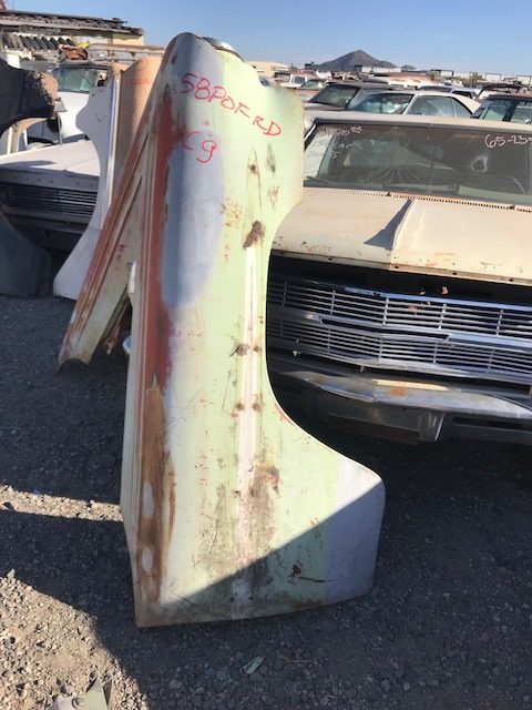 1973 Dodge Dart Passenger Fender (#73DGRFD) lose parts $375