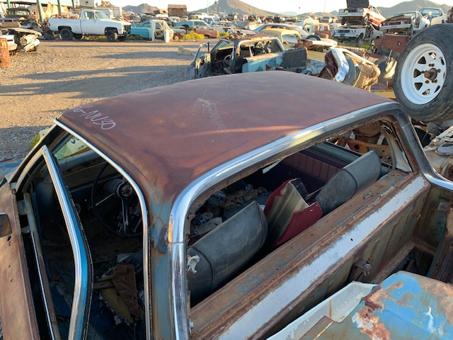 1967 El Camino Roof (#67CHERD) loose parts