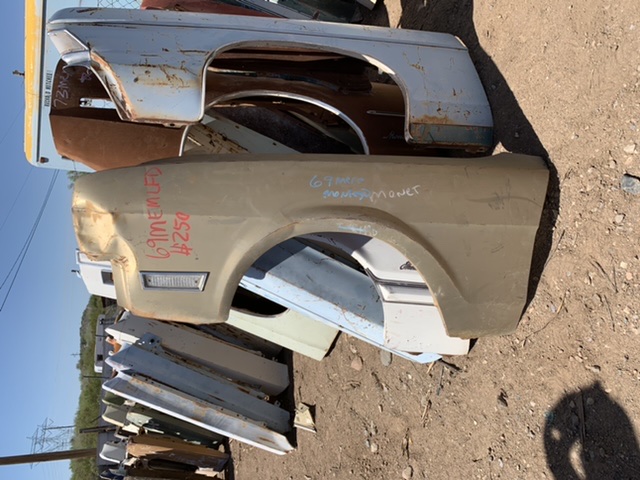 1969 Mercury Montego Driver Fender (#69MEMLFB)