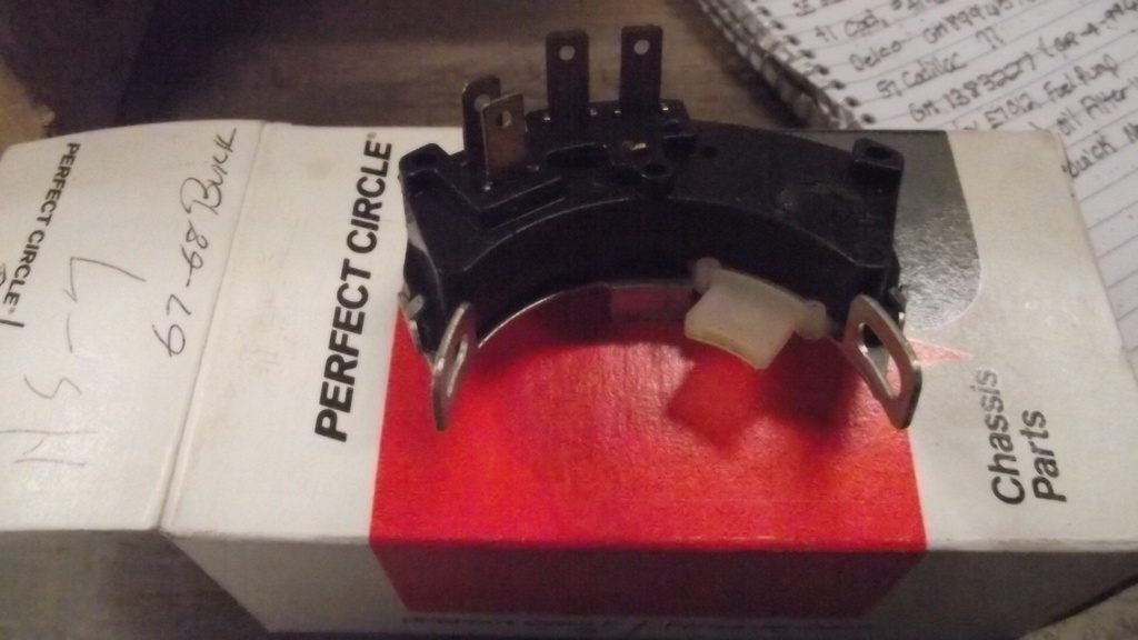 1967 Buick Neutral Safety Switch (#67BUSS1CE)