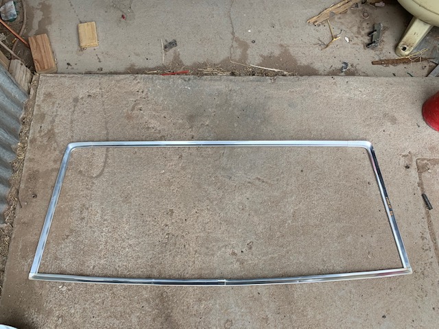 1969 Chevrolet Impala 2dr HT Rear Glass Trim Set (#69CHRGTB)