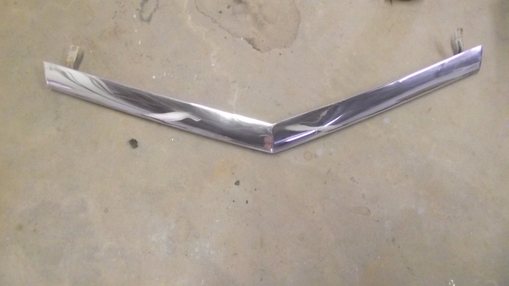 1956 Cadillac Hood Lip Trim (#56CAHT10BE)