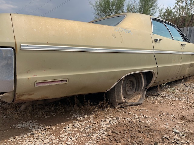 1970 Plymouth fury four-door hardtop passenger quarter (#70PLFRQB)