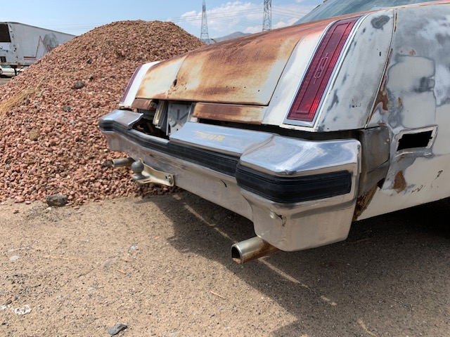 1977 Oldsmobile Cutlass 2 Door Rear Bumper (#770LCRBB)