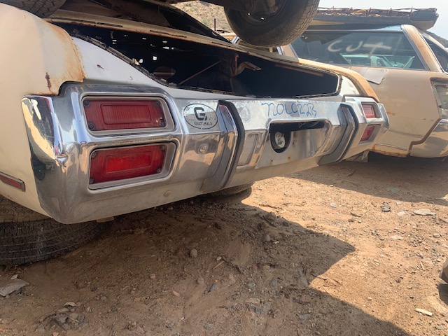 1972 Oldsmobile Cutlass Rear Bumper Core (#72OLCR2B)