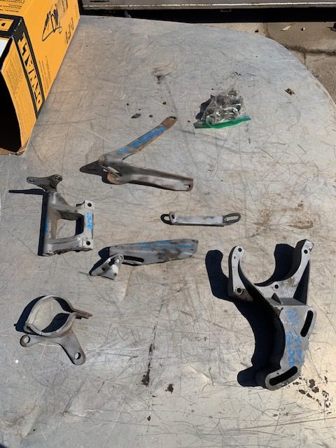 1970 Pontiac 400ci AC mounting brackets (#70POACB)