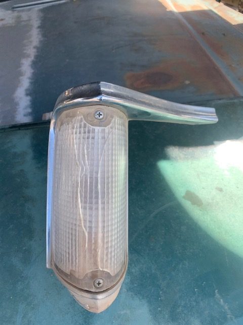 1968 olds full-size passenger side turn lamp housing and Lance (#68OLFPTLB)