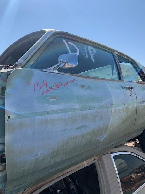 1974 Chevrolet Nova Driver Door Shell (#74CHNLD05B)