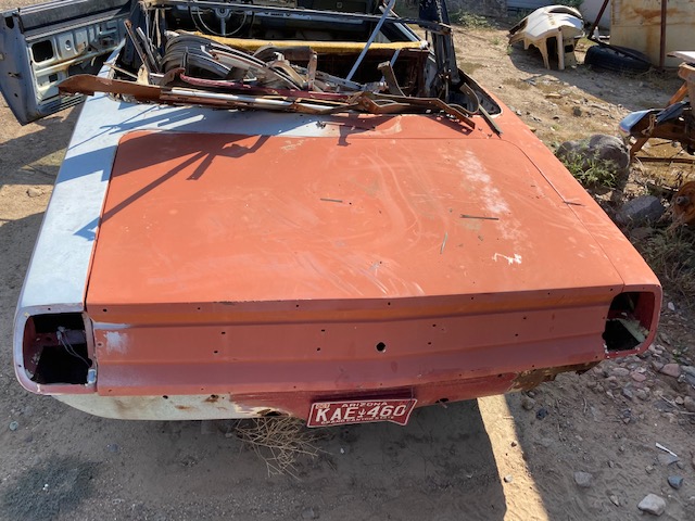 1967 Plymouth Barracuda Convertible Decklid #67PLBCTLB