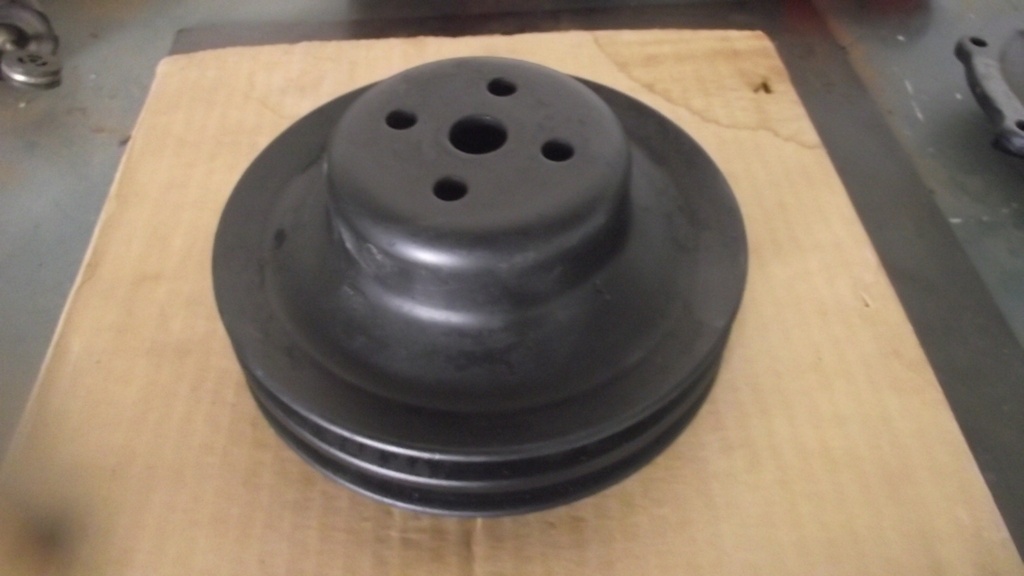 1965 Mercury 2 Groove Water Pump Pulley (#65MEWPWBE)