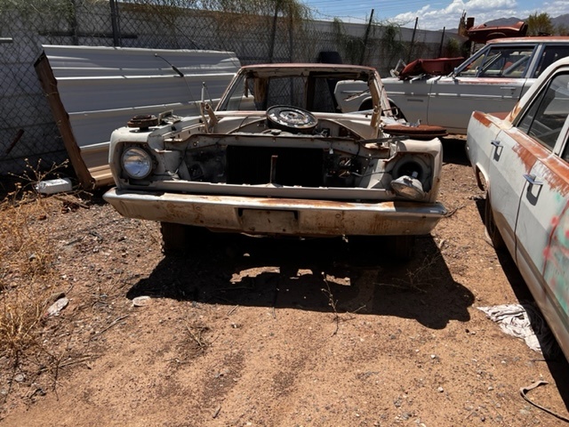 1966 Plymouth B Body Front bumper core (#66PLSFBB)