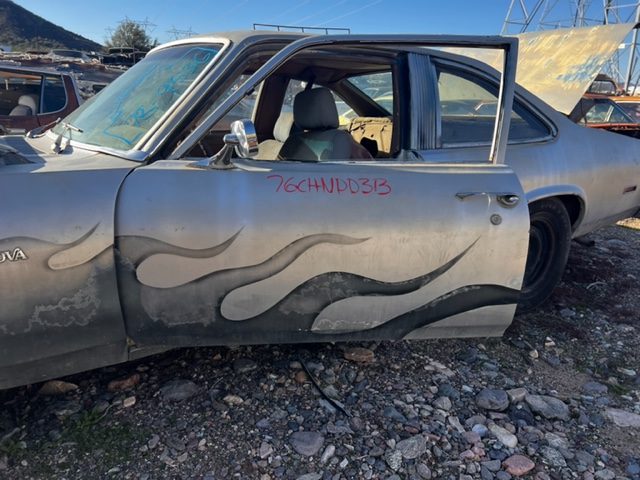 1976 Chevrolet Nova Driver Door Shell (#76CHNDD3B)