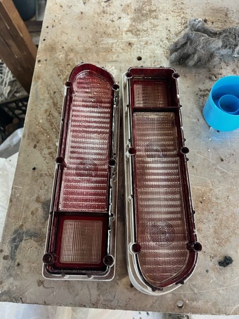 1972 Ford Gran Torino Rear Brake Light Lamp Lenses (#72FOTTLB)