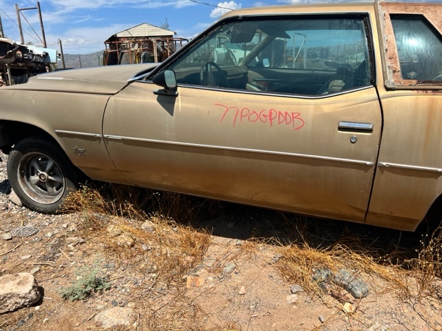 1976 Pontiac Grand Prix Driver Door Shell (#76POGPDDB)