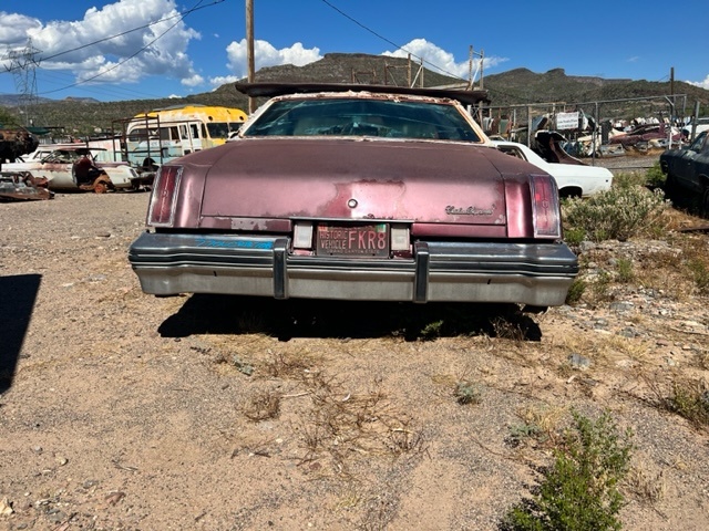 1976-77 Oldsmobile Cutlass 2dr HT ONLY Rear bumper Cover (#77OLCRB70B)