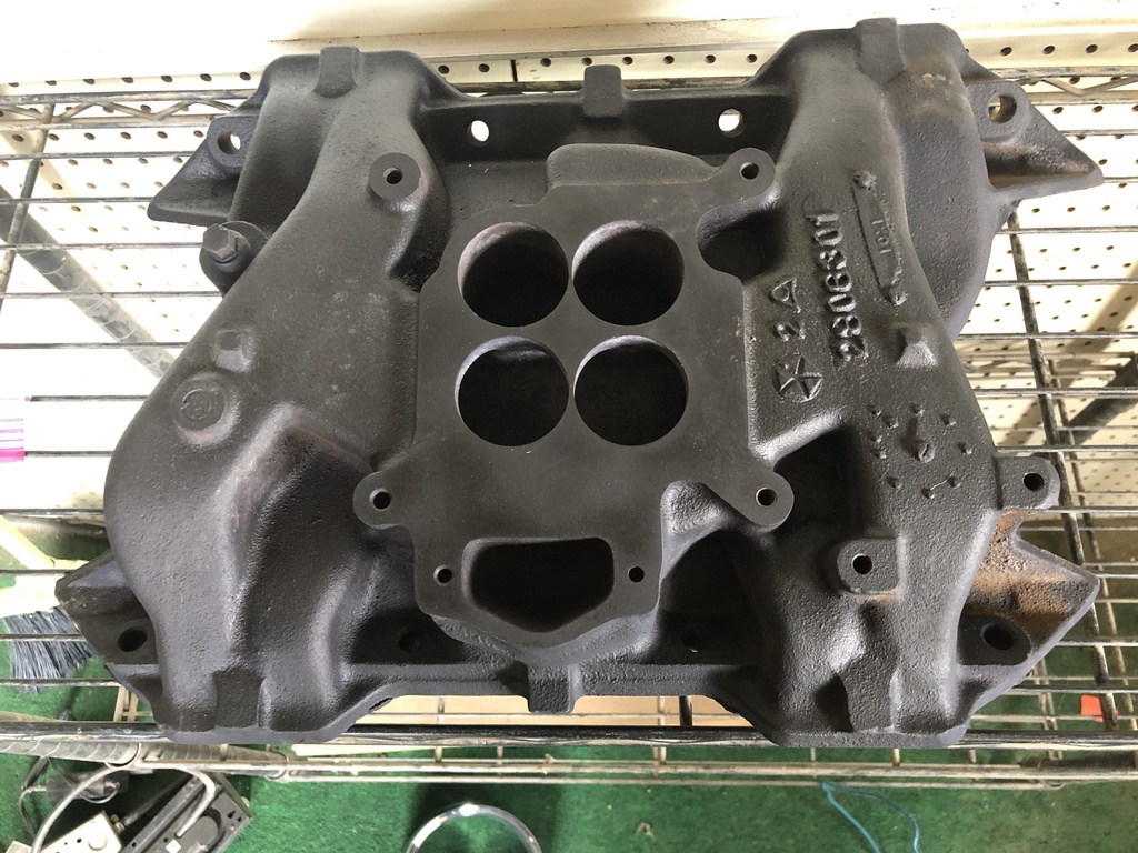 1968-69 Mopar 383 Intake Manifold (#68DOINMAB)