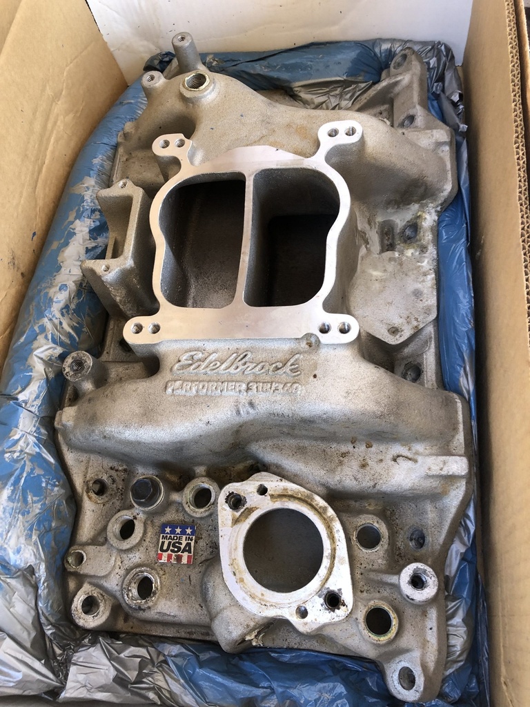 1966-87 Dodge Edelbrock Performance Intake Manifold (#66DOINMANB)