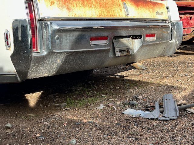 1969 Oldsmobile 98 Rear Bumper Core NAKED (#69OL98RB)