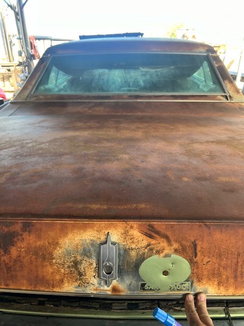 1970 Oldsmobile 98 2dr HT Trunk Lid SHELL (#700L98L07B)