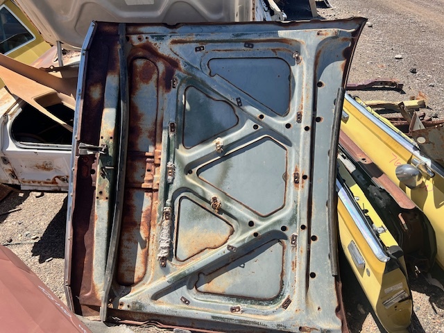 1970-2 Dodge Dart Hood NAKED (#72DGDH1B)