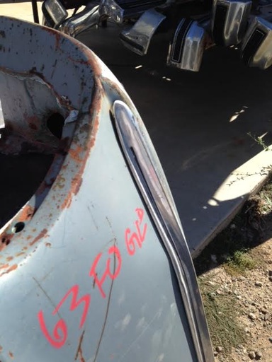 1963 Ford Galaxie Driver's Fender (#63foglC) $150