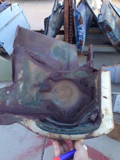 1969 Plymouth Satellite Driver's Fender (#69PLDL4B) $200