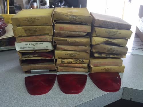 1953 Chevrolet Stop & Tail Lamp Lens 506 (#53CHBLD) $18 