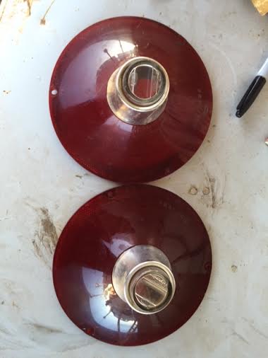 1961 Ford Galaxie Brake Taillight Lens (#61FOF2D)