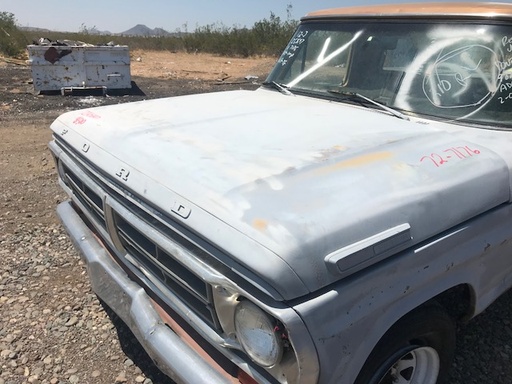 1972 Ford Truck Hood (#72FOTHD)