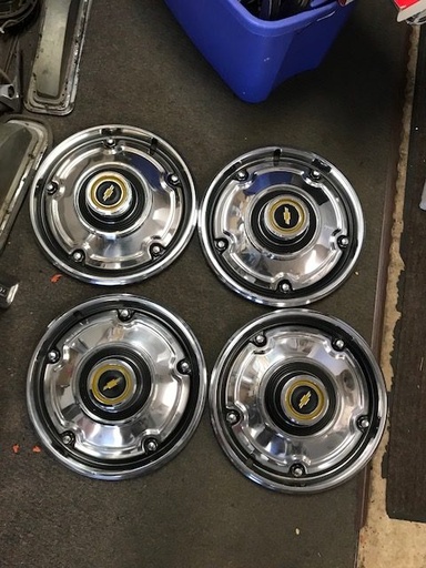 1969 Chevrolet Truck 15 inch hubcaps full set (#69CHTHD)