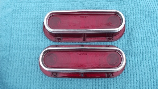 1961 Pontiac Tail Light Lenses (#61POTL1BC)