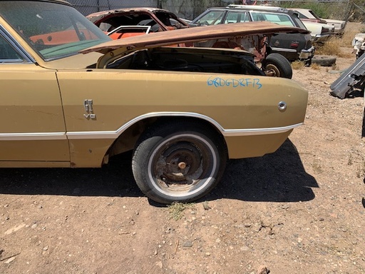 1968 Dodge Dart GT Passenger Fender (#68DGDRFB)