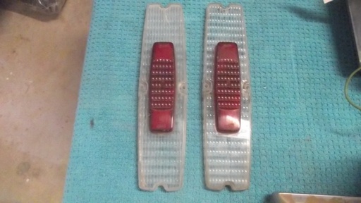 1965 Cadillac Tail Light Lenses L/R (#65CATL2EE)