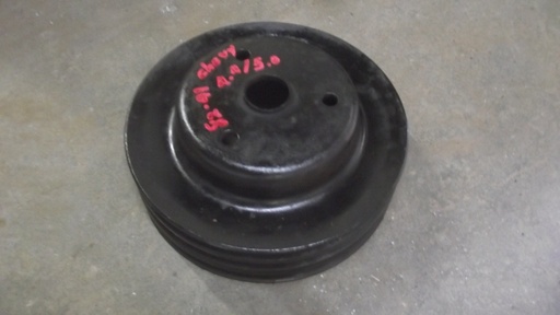 1982 Chevrolet 4.4/5.0 Crank Pulley 3 Groove (#82CHCPGBE)