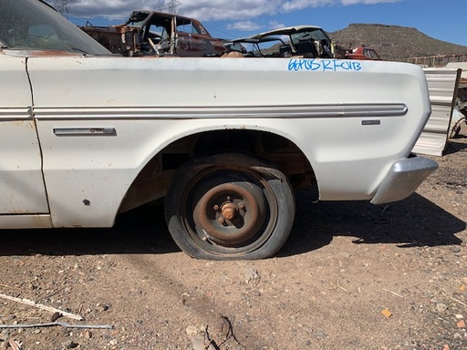 1966 Plymouth Belvedere II Passenger fender (#66PLBRF01B)